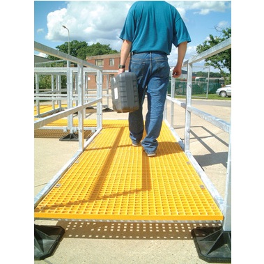 Walkway in use