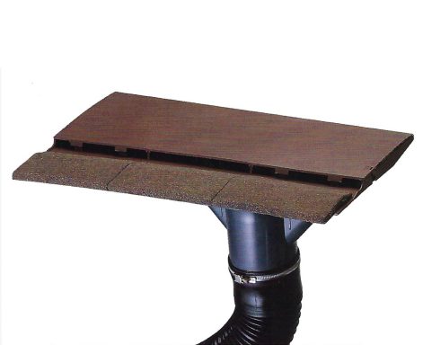 Vent closed with pipe