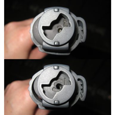 Ratchet clip in situ