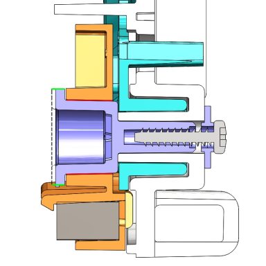 CAD section view