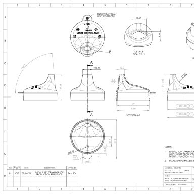 Cup lid drawing